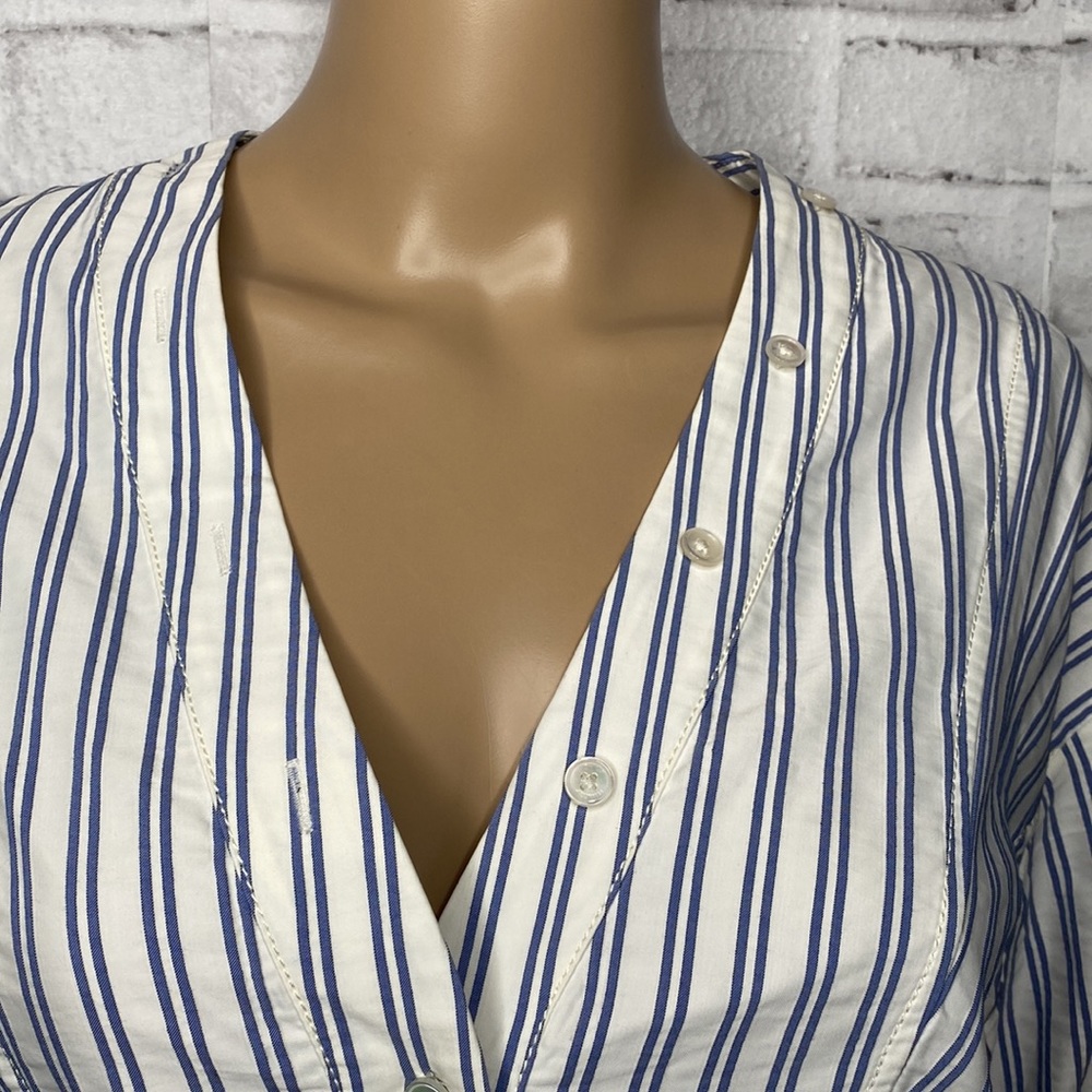 Jason Wu Striped Button Down Top - image 6